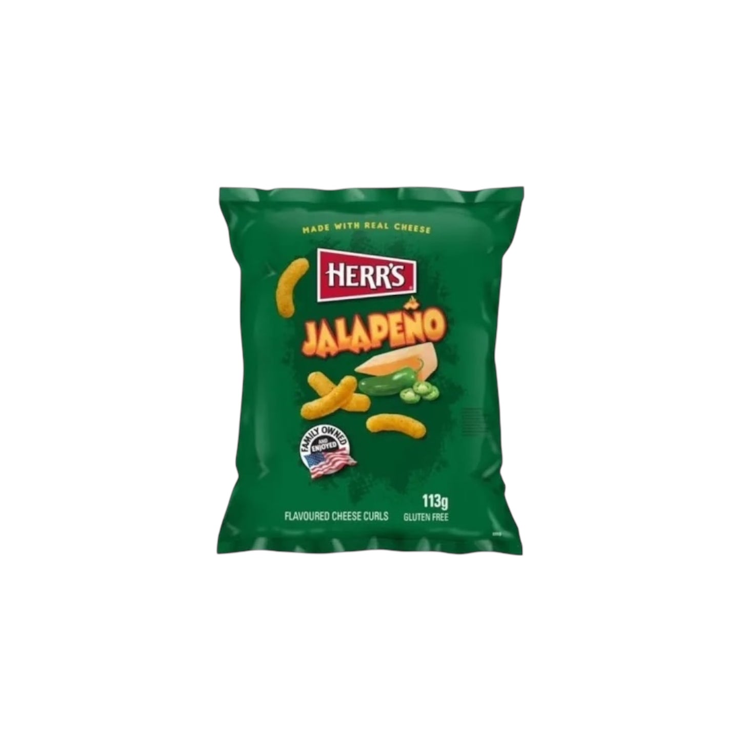 Herr’s Jalapeno Cheese Curls 113g