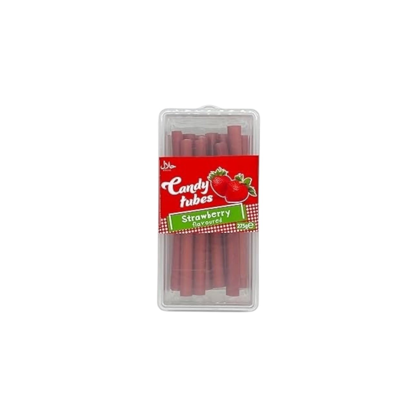 Candy tubes Strawberry flavour 275g