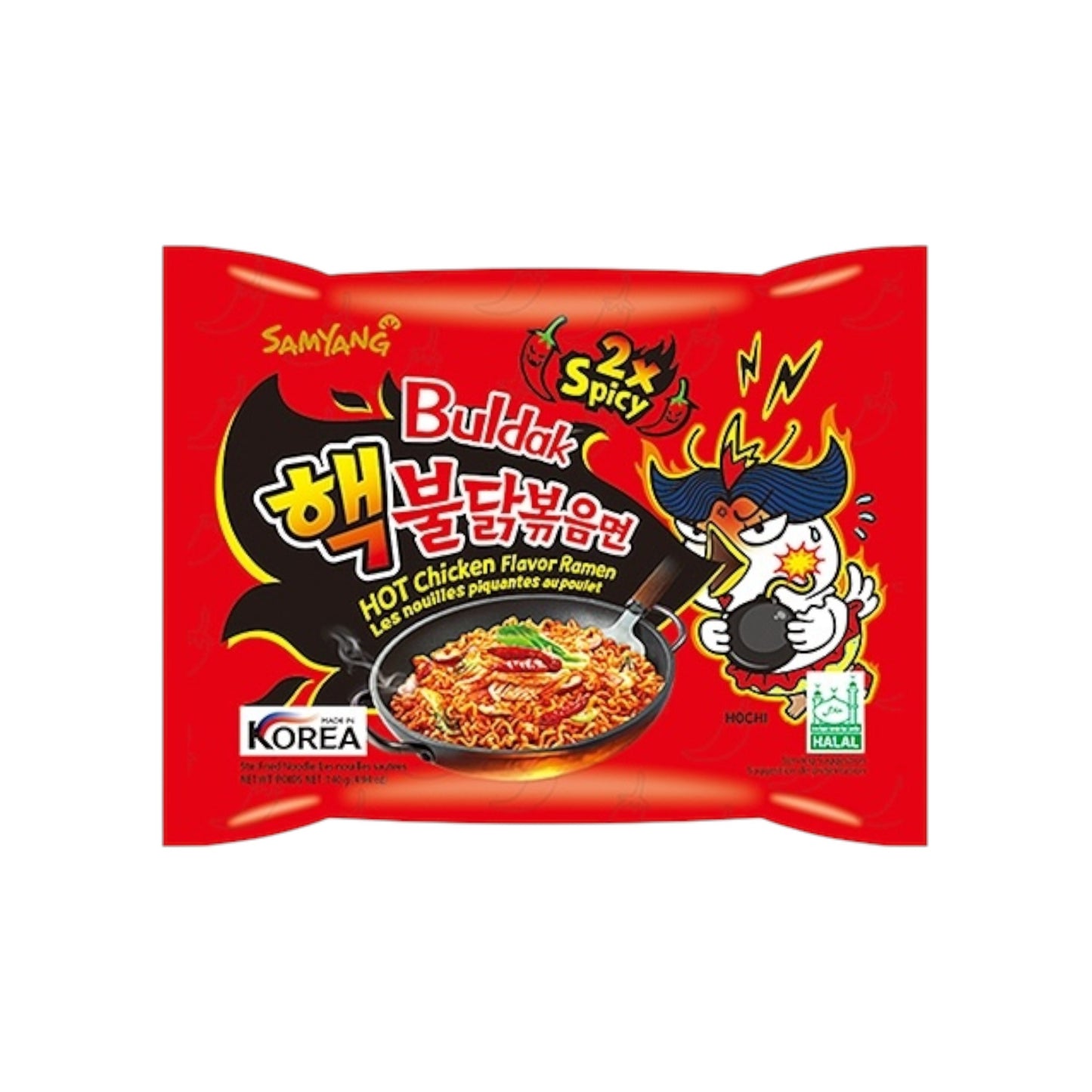 Buldak Ramen Noodles 2 x spicy