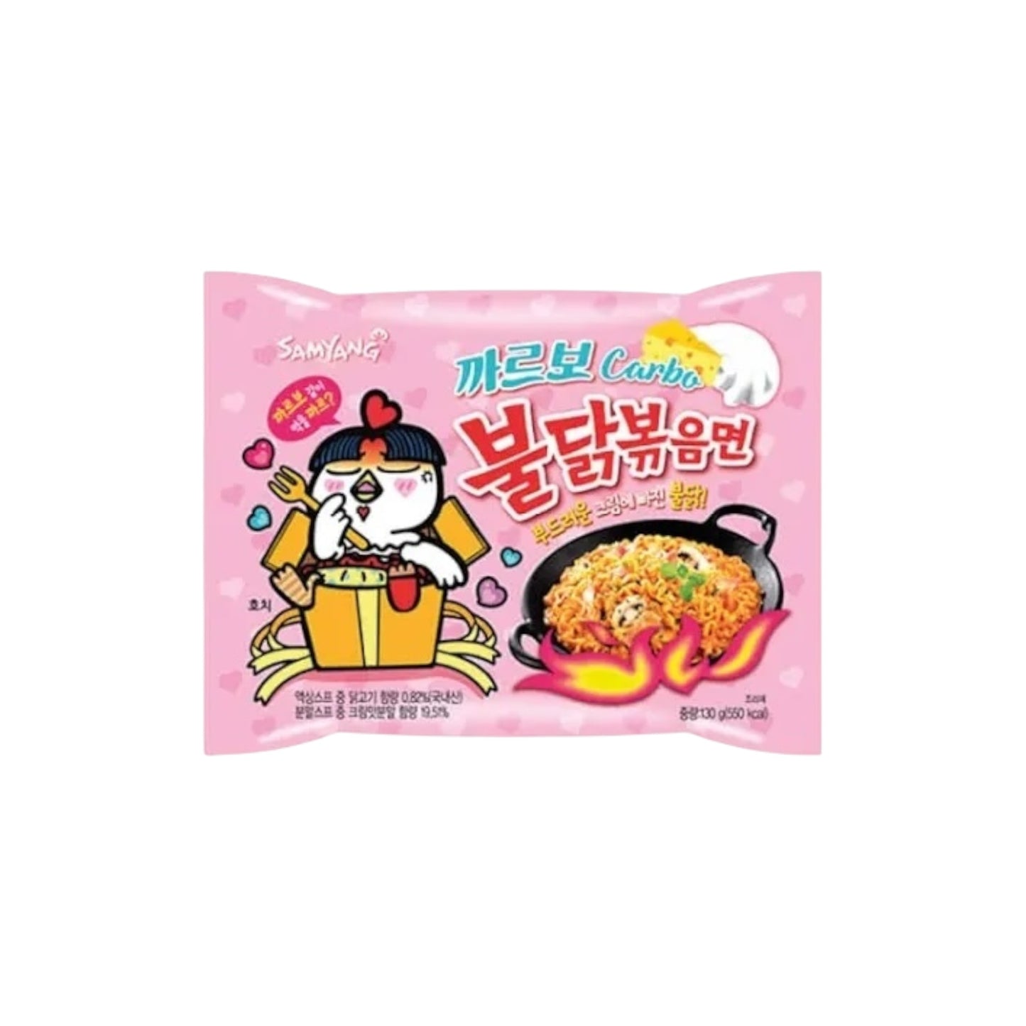 Buldak Ramen Noodles Carbonara