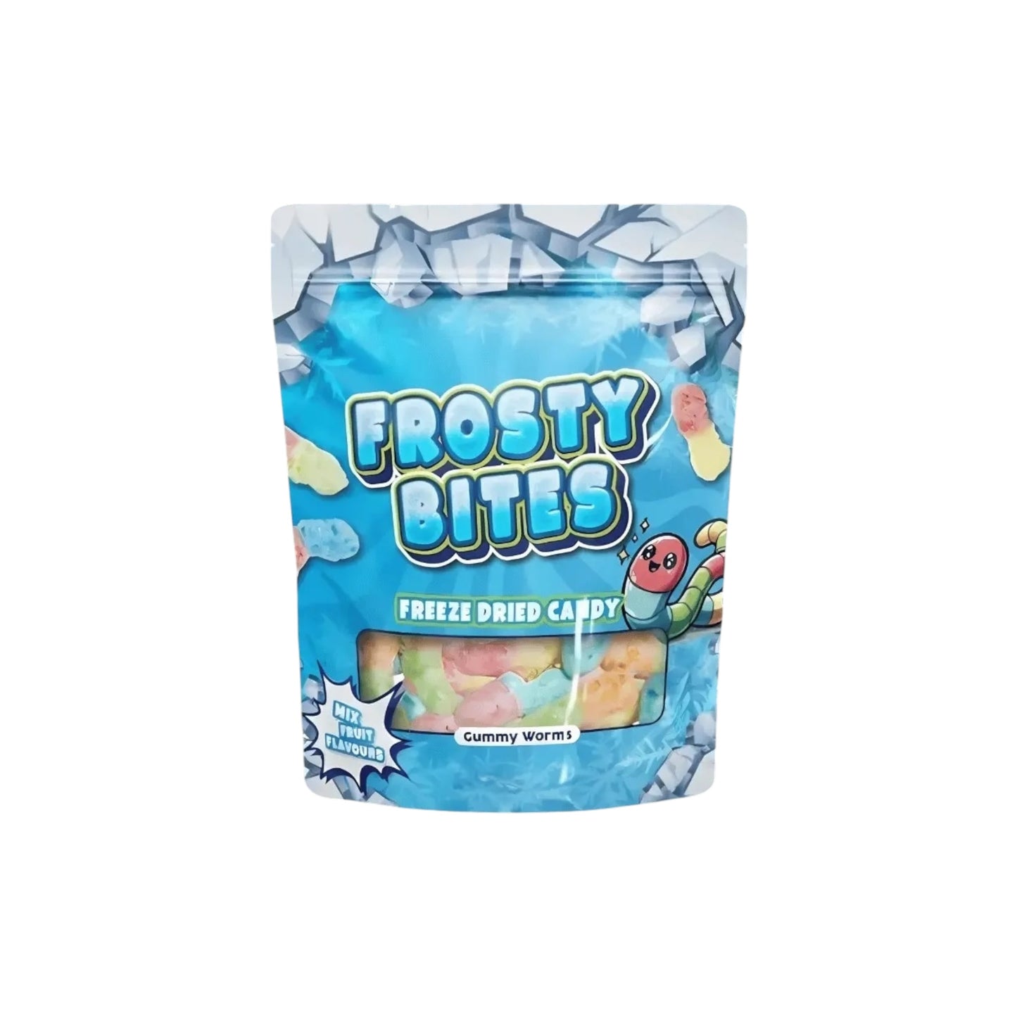 Frosty Bites Gummy Worms 50g
