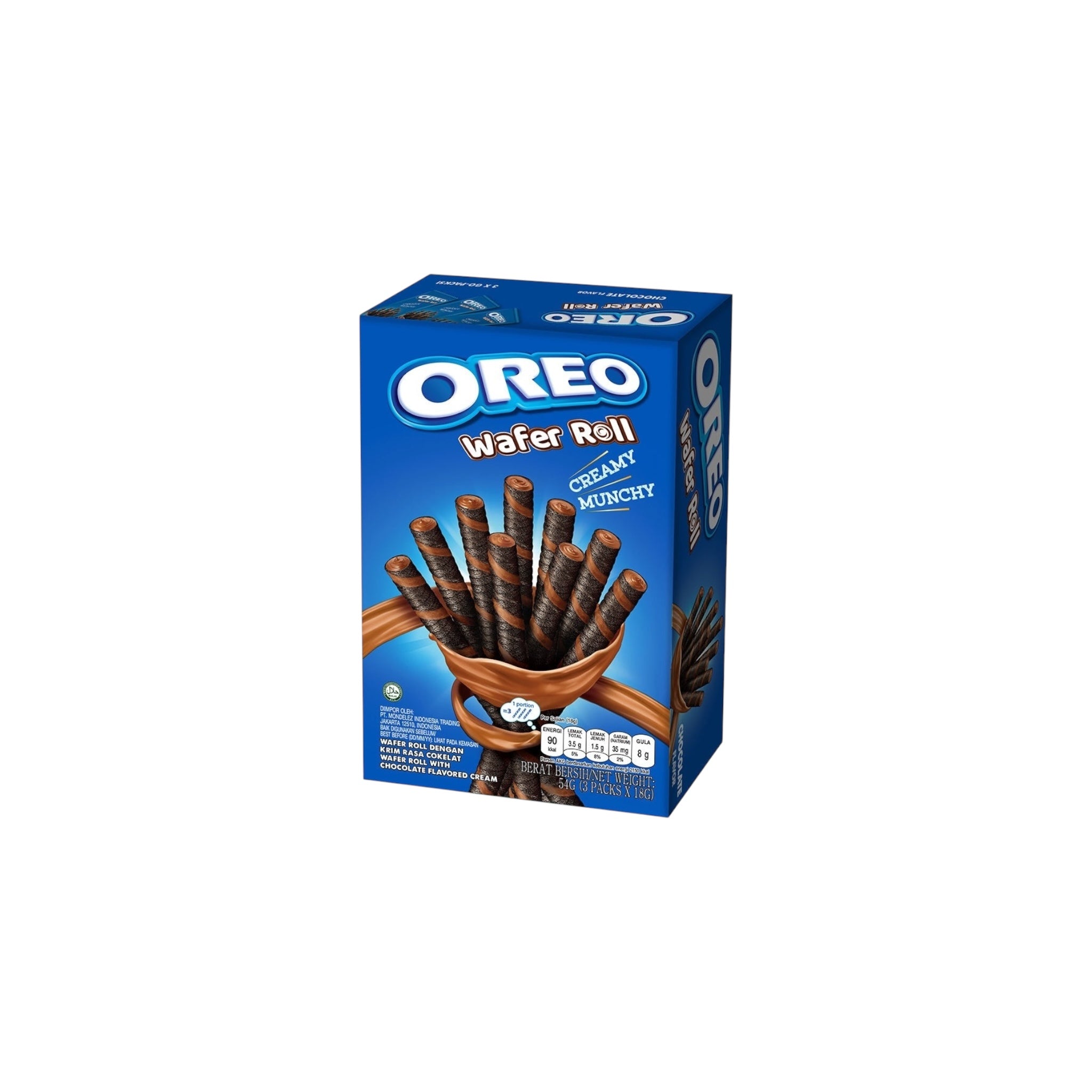 OREO Wafer Roll CHOCOLATE 54g – House of Treats OREO Wafer Roll CHOCOLATE 54g – House of Treats