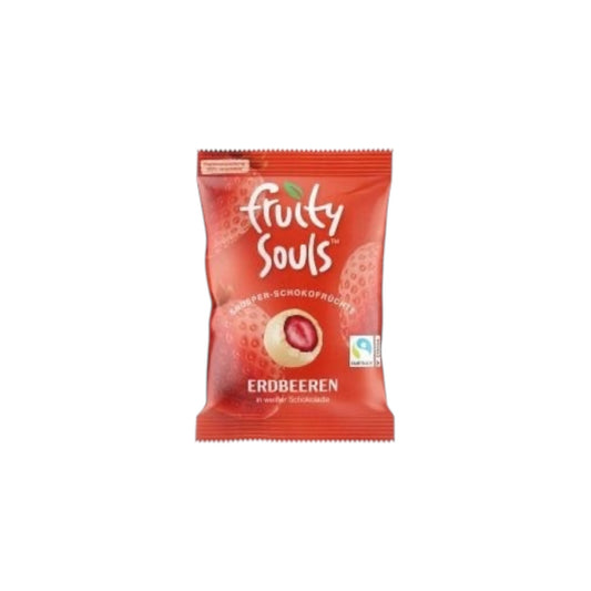 Fruity Souls Strawberry weisse dunkle Schokolade 80g