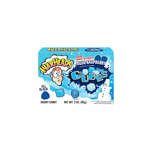 WarHeads Blue Raspberry Cubes 85g