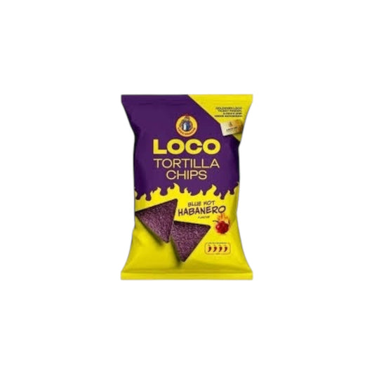 Loco Tortilla Chips Blue Hot Habanero 100g