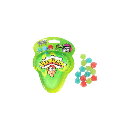 Warheads Sour Mini Chewy Bites 80g