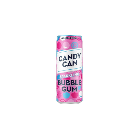 Candy Can Bubblegum Sugar Free Sparkling Soda 330 ml
