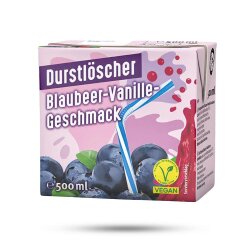Durstlöscher Blaubeer-Vanille 500ml