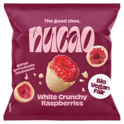 nucao Schokofrüchte White Crunchy Raspberries Bio 50g