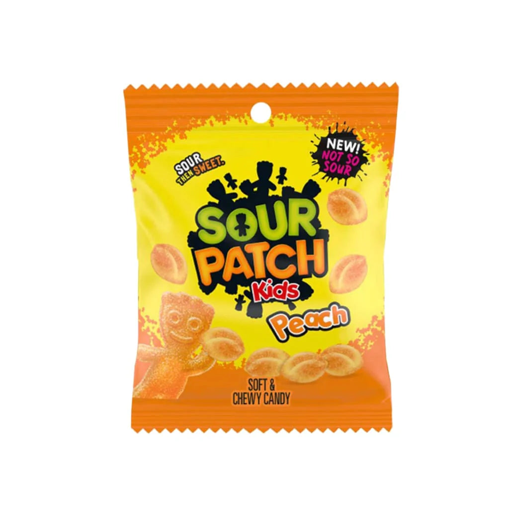 Sour Patch Kids Peach Peg Bag, 101g